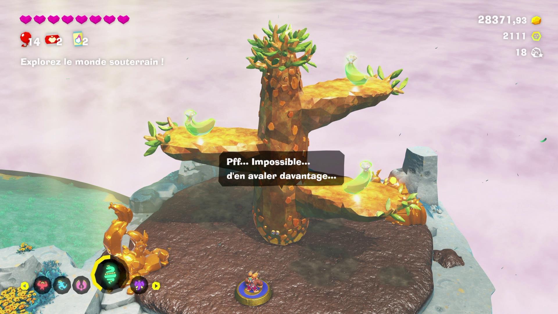 donkey kong bananza guide bananes strate collines 9 17