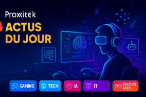 🔥 Actus du Jour - Gaming • Tech • IA • IT • Culture Geek by Proxitek