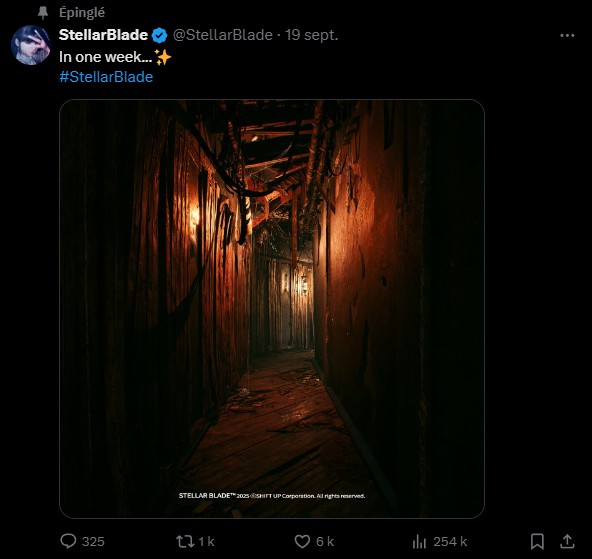 stellar blade tease annonce tokyo game show 2