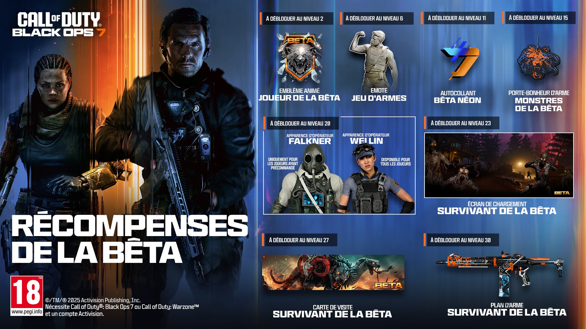 call of duty black ops 7 recompenses beta 14