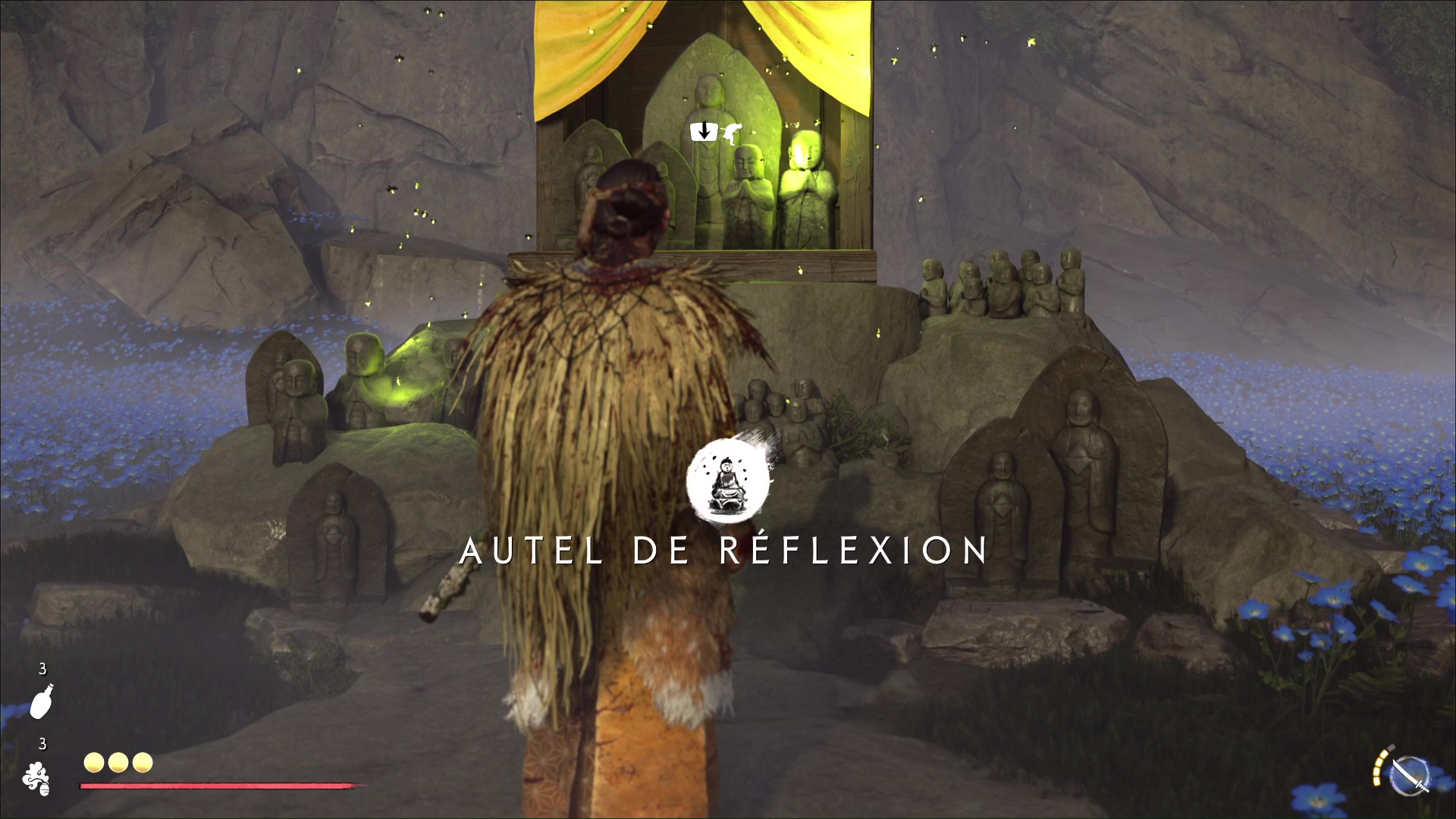 ghost of yotei autel de reflexion prairies de yotei 44 460