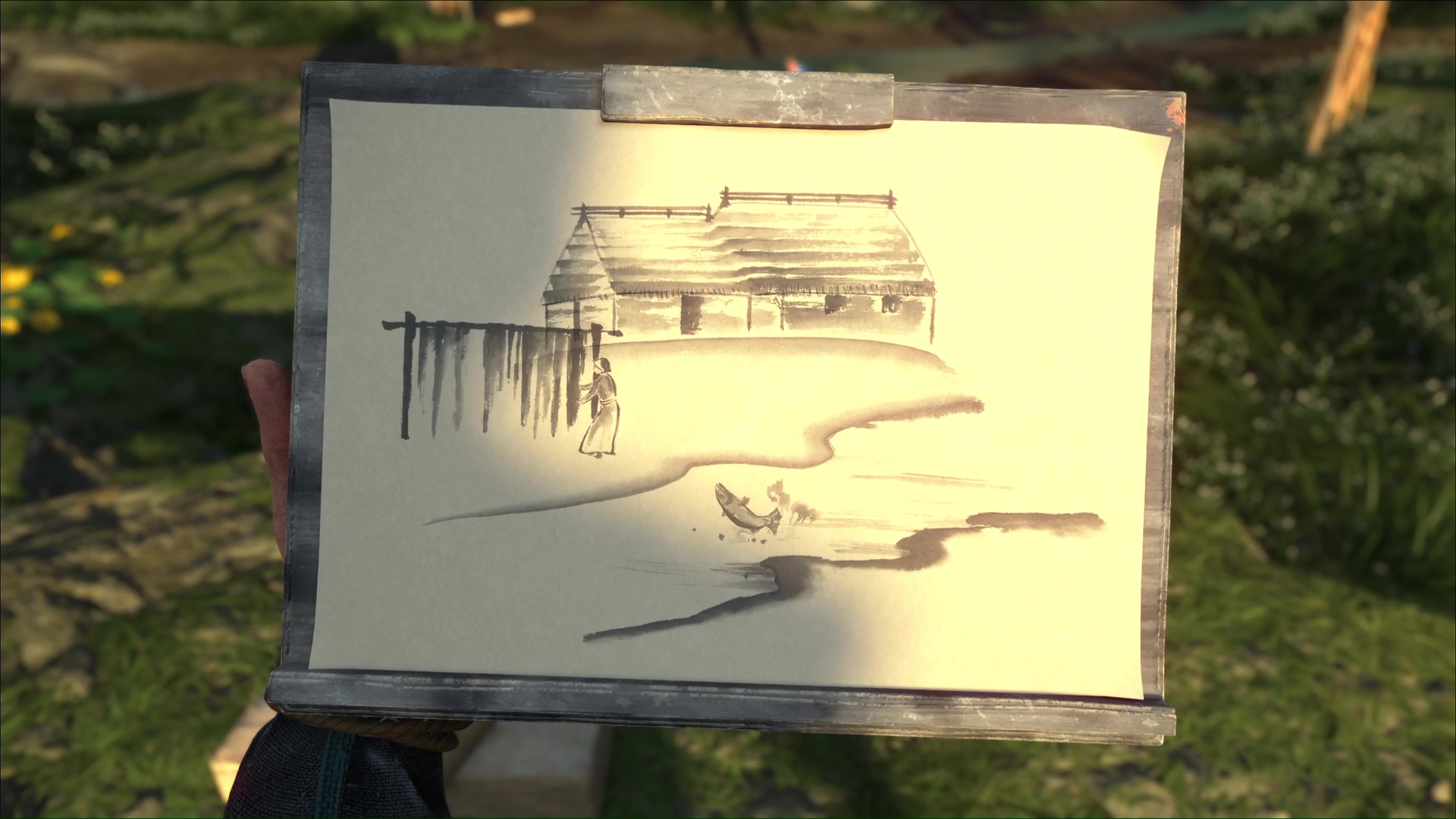 ghost of yotei sumi e du sechage de ecorce 1 288