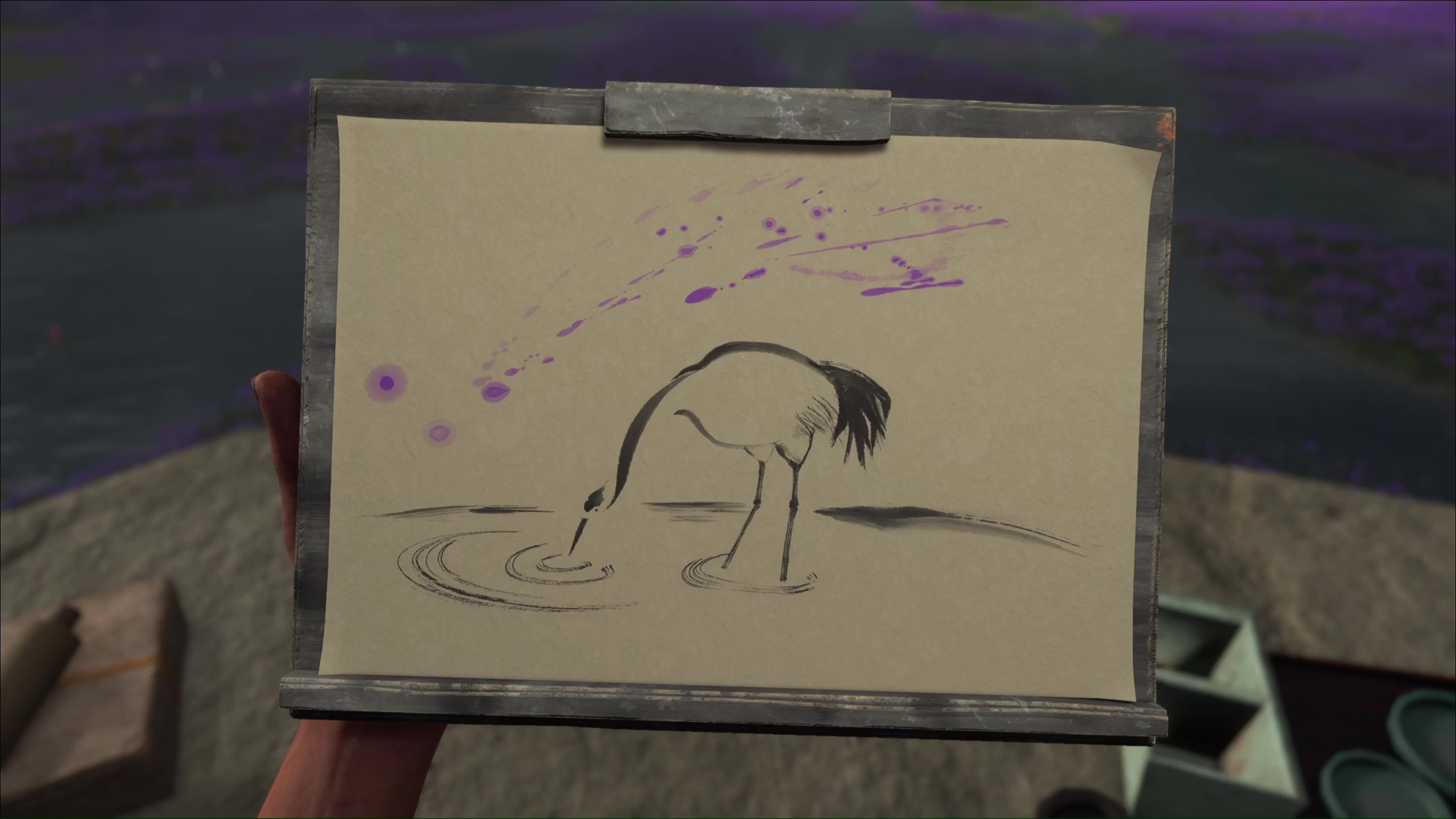 ghost of yotei sumi e heron prune 4 221