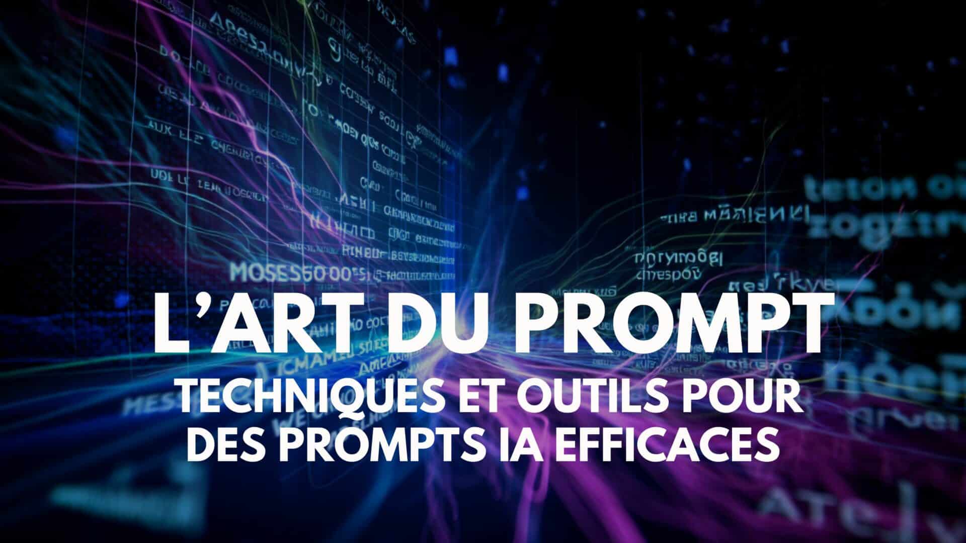 Maîtriser l’art du prompt : techniques et outils essentiels