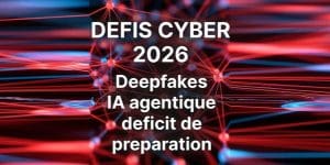TOP 3 Défis Cybersécurité 2026 - Deepfakes - IA agentique - Déficit de préparation